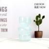 Nuevo Exquisito Jarrón de Vidrio de Color Mágico Galvanizado Simple Arreglo Floral Hidropónico Set de Flores Decoraciones Decorativas de Escritorio Sala de Estar