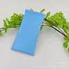 Óculos de sol para atacado bolsa de armazenamento de óculos de sol bolsa de armazenamento de joias de cor sólida com fecho automático e bolso elástico todos os tipos de bolsa de armazenamento de joias