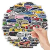 52 Peças Adesivos de Carro Esportivo Modificado JDM Carro de Corrida Retro Porta-Malas Capacete DIY Adesivos Decorativos à Prova d'Água Venda por Atacado