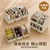 Caja de Almacenamiento para Condimentos Hogar Cocina Multifuncional Plástico Ángulo Recto Gran Capacidad Organización de Escritorio Compartimentada Caja de Almacenamiento para Artículos Varios