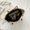 Bolso de Hombro para Mujer Tendencia 2026 Nuevo Estilo Bolso de Mano Bolso de Lona a Cuadros Bolso Tote de Gran Capacidad Cuadros