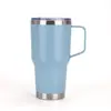 Copo de 30oz com alça transfronteiriço, copo térmico, copo de gelo para carro em aço inoxidável de camada dupla, copo de carro de grande capacidade, copo de cerveja