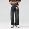 Roupas Masculinas Fengshe / Lançamento Primavera e Outono 2026 Jeans Masculino High Street Americano Retro Solto Reta Longa