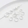 14K cor ouro círculo de retenção furo reto anel de contas diy contas soltas brincos de contas pulseira colar acessórios de venda quente