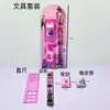 Popular Kpop Transfronterizo Cazador de Demonios Grupo Femenino Set de Lápices Borrador Lápiz Regla Papelería Estudiantil Combo Regalo Premio