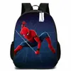 Mochila Marvel Spider-Man Impresión Digital 3D Dibujos Animados Estudiante Bolsa Escolar Gran Capacidad Resistente al Desgaste Mochila Portátil
