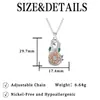 Knn-34 Collar de Girasol Kamaniqi Joyería Transfronteriza Popular en Amazon Joyería de Oro Rosa Lujo Accesible y Sentido de Alta Gama