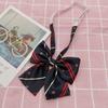 Song Xiaoxia Escuela para Uniforme JK a Rayas de Corona Roja Objetos Pequeños Estilo Universitario Corbata Japonesa Pajarita Cuello Lazo