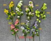 Venta al por mayor de fábrica hojas de plantas artificiales con hojas hojas ramas accesorios para jarrones de casa arreglo floral decoración de sala de estar flores artificiales
