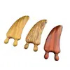 Raspador de doble propósito de sándalo raspado de nariz tabla raspadora de madera raspado de nariz levantamiento facial herramienta de masaje facial