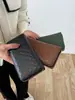 Estilo K de la Nueva Cartera Larga con Cremallera y Diseño de Diamantes para Mujer, Cartera de Mano, Múltiples Ranuras para Tarjetas, Gran Capacidad, Monedero para Teléfono Móvil
