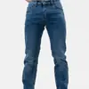 Moda Primavera y Verano 2024 Casual Elástico Pies Pantalones de Mezclilla de Moda para Hombres Jóvenes Envío Directo