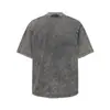 Camiseta de Manga Corta Nueva de Verano Jia Yi Ku 2026 con un Diseño Único de Estilo Urbano, Lavada y con Aspecto Vintage, Camiseta Básica para Hombre