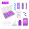 Nuevas herramientas de pintura de diamantes 30 botellas bolso de almacenamiento 60 10 ml botella pequeña frasco sellado traje de pluma perforadora