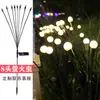 Lâmpada Solar para Gramado ao Ar Livre Lâmpada Vento Vagalume Lâmpada de Chão LED para Pátio Jardim ao Ar Livre Lâmpada Decorativa à Prova d'Água