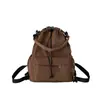 Bolso bandolera de un solo hombro personalizado al por mayor, bolso casual plisado con cordón, mochila ligera de gran capacidad, bolso tipo cubo de nailon para mujer