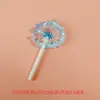 Acrílico Artificial Transparente Más Ojo de Oveja Uña Paleta Llavero Colgante DIY Flor Pequeña Joyería Accesorios