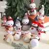 Muñeco de Nieve Navideño Decorativo de Pensamiento de Siete Colores Caja Floral Empaque Floral Decoración de Regalo Flores Suministros de Empaque Festivo