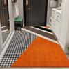 Lujo Ligero Alfombra de Piso para el Hogar de Alta Gama Entrada Alfombra Resistente a la Suciedad Dormitorio Mesilla de Noche Fácil de Cuidar Sala de Estar Baño Alfombrilla Simple para Pies