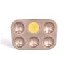 Molde para tarta de plátano Madeleine de 6 piezas, antiadherente, para hornear pan, conchas y plátano