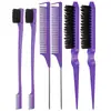 Set de Regalo de Lujo con Brillo Fino y Caja Transparente para Regalo, Set de Peine y Cepillo para Peinar el Cabello, Procesamiento de Marca Cultural y Creativa