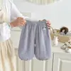 Verão 2026 Novo Calça Repelente de Mosquitos Infantil Leve Respirável Casual Calça Lanterna Unissex Calça de Bebê com Punho Gaze de Algodão