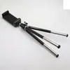 Mini trípode de escritorio de metal completo, soporte para transmisión en vivo de teléfono, retráctil, elevable, para cámara deportiva, grabación de video
