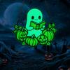 YGTYU537 -5.48 millones Festival Sagrado Acrílico Luminoso Pieza de Exhibición Gato Calabaza Fantasma Decoración de Ventana Transfronterizo
