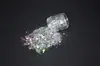 Lentejuelas láser para uñas, maquillaje de ojos para escenario, purpurina mixta, lentejuelas grandes, epoxi de cristal, 10 g, embotellado, transfronterizo
