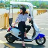 Toldo protetor solar para carro elétrico Toldo para motocicleta Capa de para-brisa Carro a bateria Abrigo de 7 palavras removível