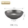 La Fábrica Puede Personalizar el Logo Acero Inoxidable 304 Grande para Sopa Estilo Retro Desgastado Anti-quemaduras Tazón para Ramen Tazón para Fideos de Caracol Fideos Fríos