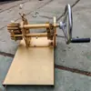 Máquina Manual de Estampado de Chapa Metálica Aislamiento Térmico Lámina de Aluminio Válvula Eléctrica Máquina de Crimping Reductora de Doble Cara Máquina de Plegado de Tubos de Acero Inoxidable