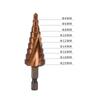 Vástago hexagonal M35 con cobalto, broca escalonada de ranura espiral, broca pagoda escariador, acero de alta velocidad, ranura recta, ranura espiral