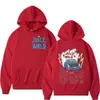 Suéter de estilo europeo y americano nuevo 2024 para hombres y mujeres con estampado de anime retro, sudadera oscura con capucha para hombres y mujeres