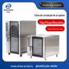 Forno de Circulação de Ar Quente Comercial Forno Elétrico para Bolo Pão Biscoitos Pato Assado Forno de Ar Quente Forno para Bife de Frango