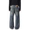 Jeans para hombre 2026 modelo nuevo otoño e invierno, corte ligeramente acampanado, sin elasticidad, básicos, sencillos, modernos, versátiles, azul vintage