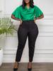 Roupas femininas transfronteiriças europeias e americanas femininas primavera cintura alta justas curtas para o trabalho casuais profissionais calças de terno cor sólida calças casuais de comércio exterior