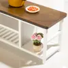 Ornatos para Casa de Bonecas 1:12 Acessórios de Mobiliário para Casa de Bonecas Cena em Miniatura Mesa Ob11 Mesa de Escrivaninha Mesa de Computador