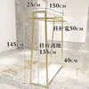 Tienda de ropa de venta directa de fábrica Exhibidor de piso a piso Estante de doble hilera Nakajima Mesa de agua dorada Mesa de exhibición de zapatos y bolsas