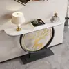 Nova Mesa de Hall de Entrada Estilo Chinês, Armário de Hall de Entrada Montado na Parede Estilo Italiano para Sala de Estar de Frente para a Porta, Console de Hall de Entrada, Mesa de Exposição para Hall de Entrada de Corredor