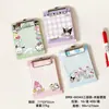Gato Lindo Kuromi Oso Snoopy Animal Pequeño Clip en Página de Color Cuaderno Bloc de Notas Papelería para Estudiantes Cuaderno