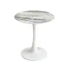 Mesa Tulip a medida para tiendas de té de leche y café, mesa de reuniones para oficinas de ventas, mesa de recepción, mesa de té para balcón en casa, mesa redonda pequeña