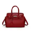 Bolso de Mano de Gran Capacidad con Nuevo Diseño de Patrón Lichi 2025, Elegante y a la Moda, Bolso de Hombro Sencillo, Elegante, Resistente al Desgaste y Práctico
