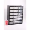 Caja de Almacenamiento de Escritorio Gruesa y Duradera Gabinete de Piezas Tipo Cajón Organizador Clasificador de Bloques de Construcción Estante de Pared