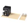 Alfombrilla Protectora Cuadrada de Silicona para Cafetera Transfronteriza, Cocina, Doble Capa, Vajilla, Mesa de Comedor Multifuncional Simple, Bandeja Desmontable