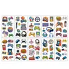 Pegatinas de tatuaje para juegos infantiles de comercio exterior transfronterizo, pegatinas impermeables desechables de transferencia al agua para los brazos de los niños, fiesta