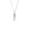 Colar de pérolas corrente clavícula feminina luxo leve versátil temperamento personalidade design nicho Rede social elegante