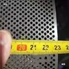 Peneira de Malha Grossa para Moedor de Milho Doméstico Tipo Placa Peneira Espessada Máquina Alimentadora Tipo Placa Peneira 26 Peneira de Furo Ultrafino para Máquina de Moagem de Pó