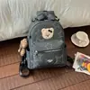 Mochila de Grande Capacidade com Design de Nicho Estilo Coreano para Mulheres 2026 Novo Estilo Estudante Viagem Escolar Casual Simples Bolsa de Ombro Duplo