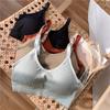 Atacado do Fabricante Estilo Coreano Top Tubo Sem Costura Envolto em Urso com Rosca Sutiã Costas Bonitas Ajustável Sutiã Esportivo Roupa Íntima Feminina
